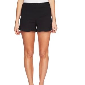 Black Mini Shorts with Frills